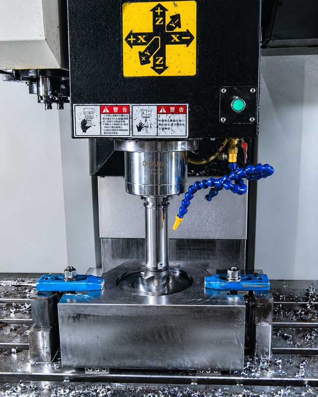 cnc machining process for custom metal parts