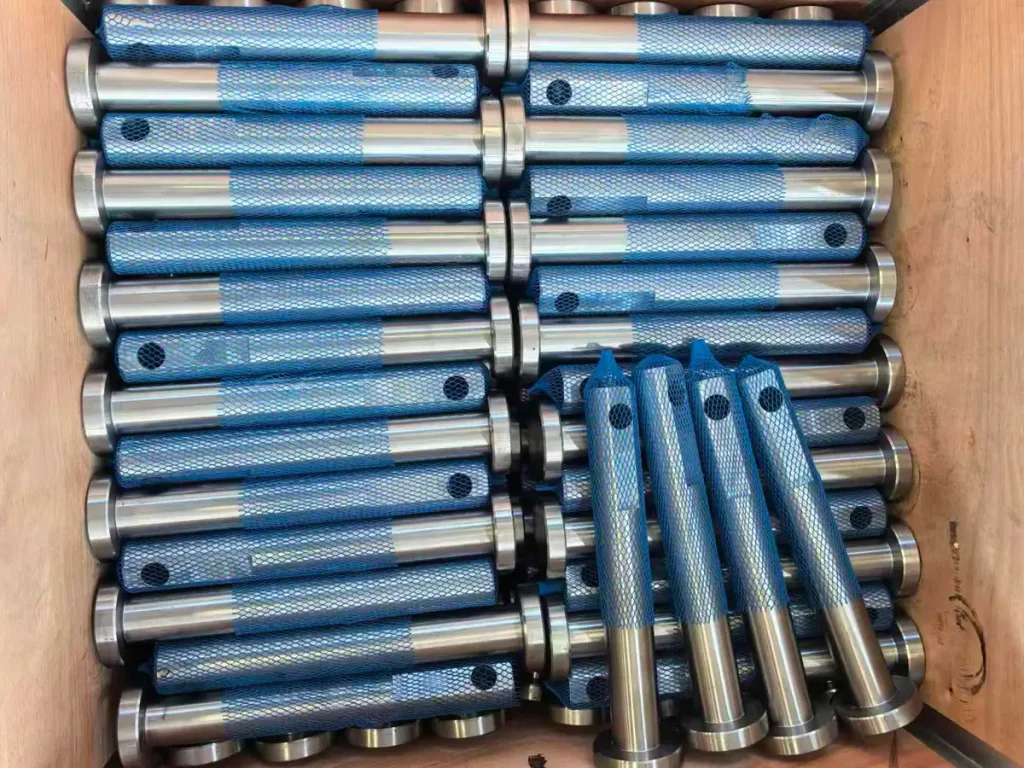 CNC machined parts prepared for OEM project delivery