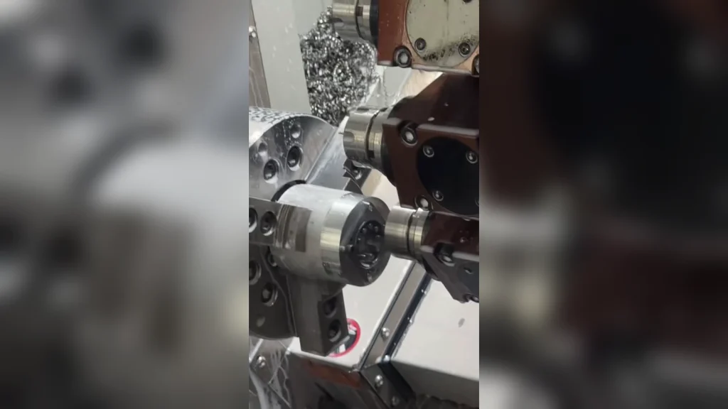 CNC machining process for custom metal parts