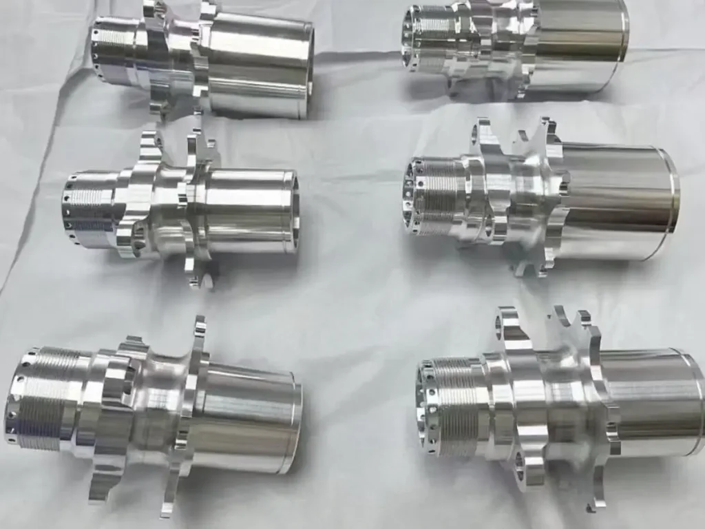 Custom CNC machined metal parts for industrial machinery