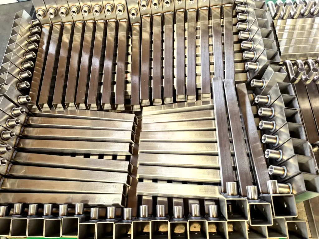 Custom welded metal parts for MIG and TIG welding comparison