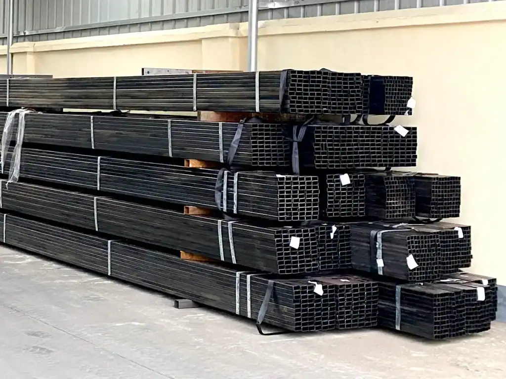 Raw square steel tubes for OEM metal fabrication