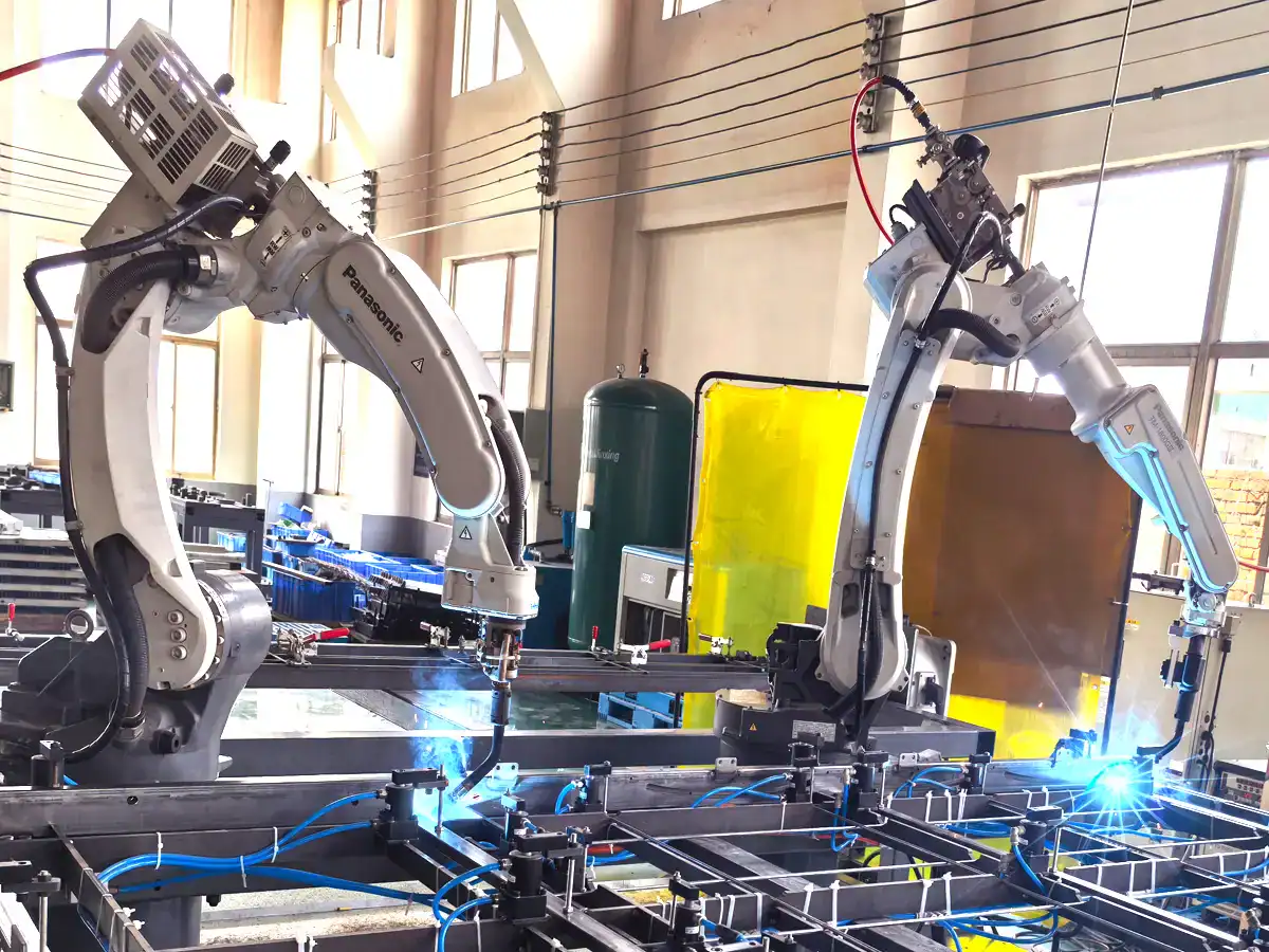 Robotic welding steel frame assemblies