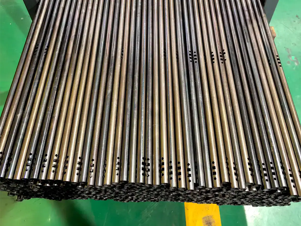 Semi-finished laser-cut steel tube parts