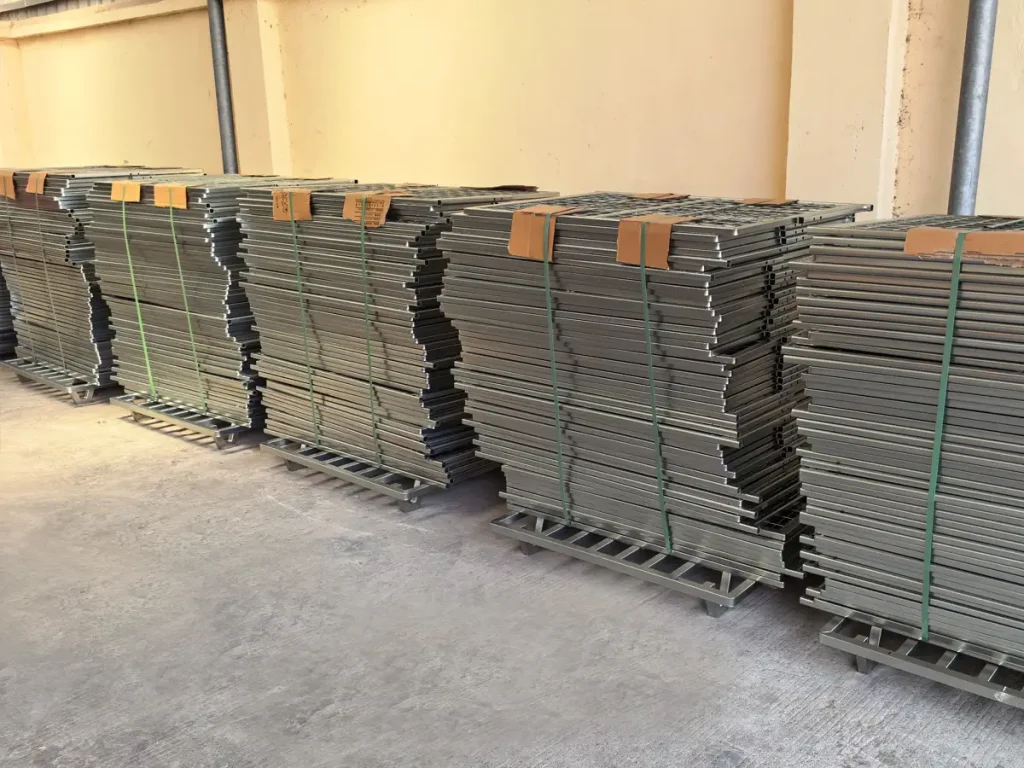 Surface finished custom metal parts ready for delivery