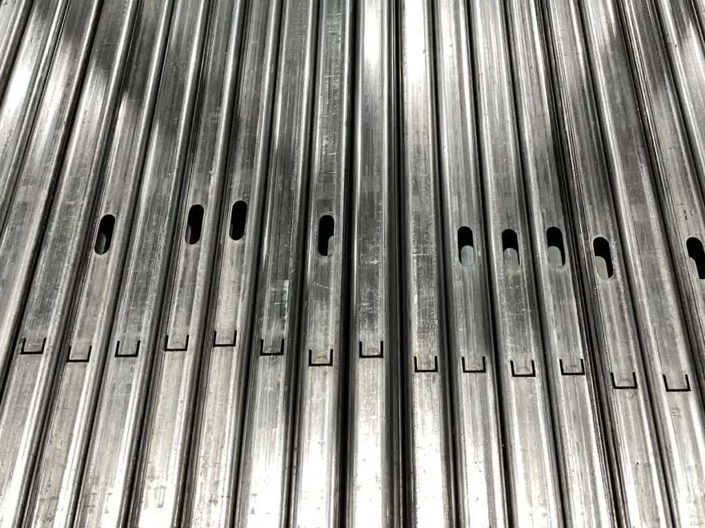 Laser cut tube components with precise slots for OEM metal fabrication projects