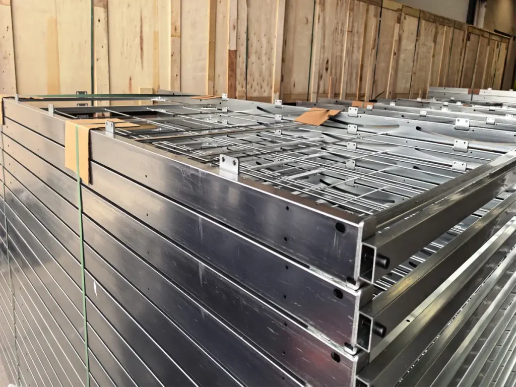 Batch of fabricated metal frames for OEM production